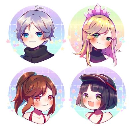 Sample image of Danganronpa icons from rept_u