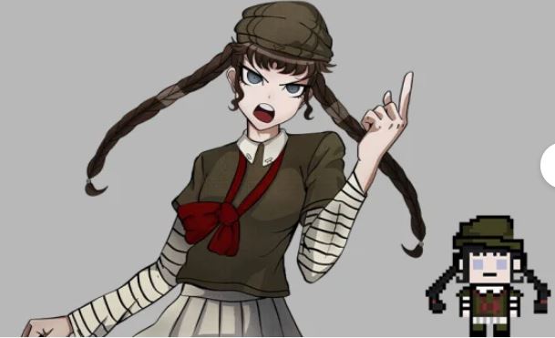 Sample image of Danganronpa sprite from leon