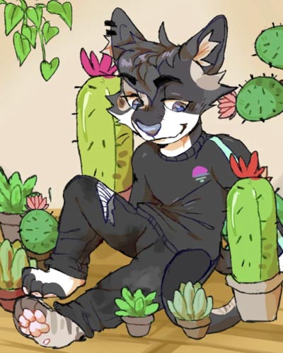 Sample image of Fursona drawing by ligermaws