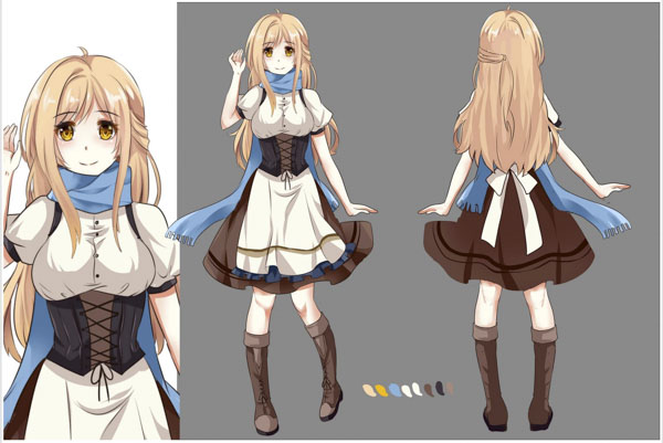 Image of Vtuber reference sheet by avaloki